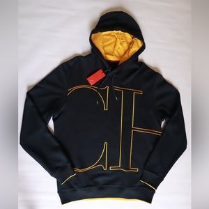 Carolina Herrera, size M, blue navy, yellow details. NEW